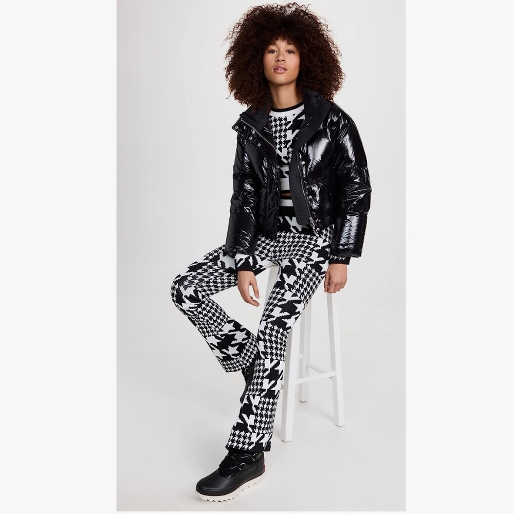 Year Of Ours The Winter Flare Pants XS houndstooth